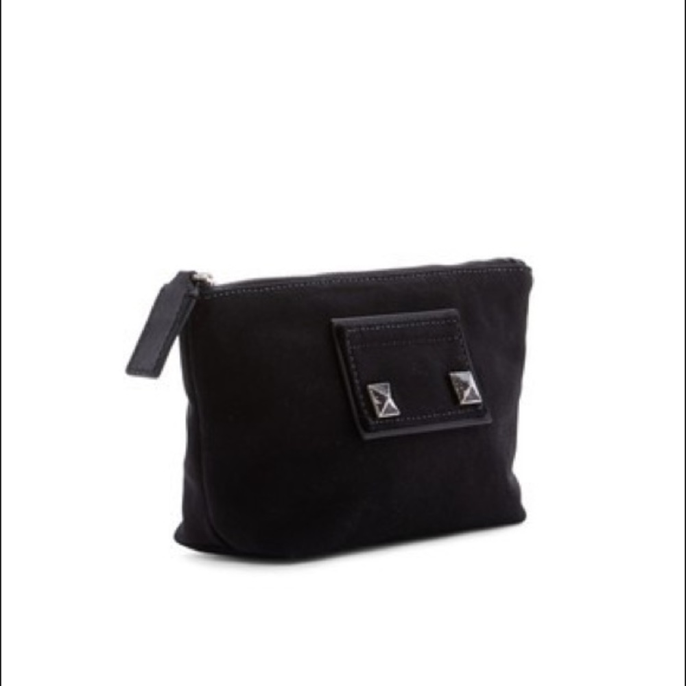 Marc Jacobs Cosmetic Case Black Canvas Women’s Travel New - Picture 2 of 3